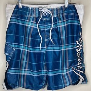 AEROPOSTALE 36 Vintage Nineteen 87 Logo Unisex Cargo Swim Trunks